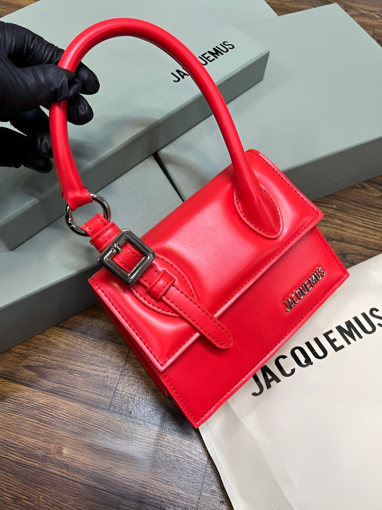 Jacquemus The Medium Chiquito Bag with Buckle