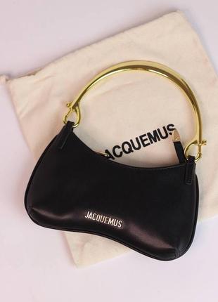 Jacquemus Le Bisou Shoulder Bag in Black