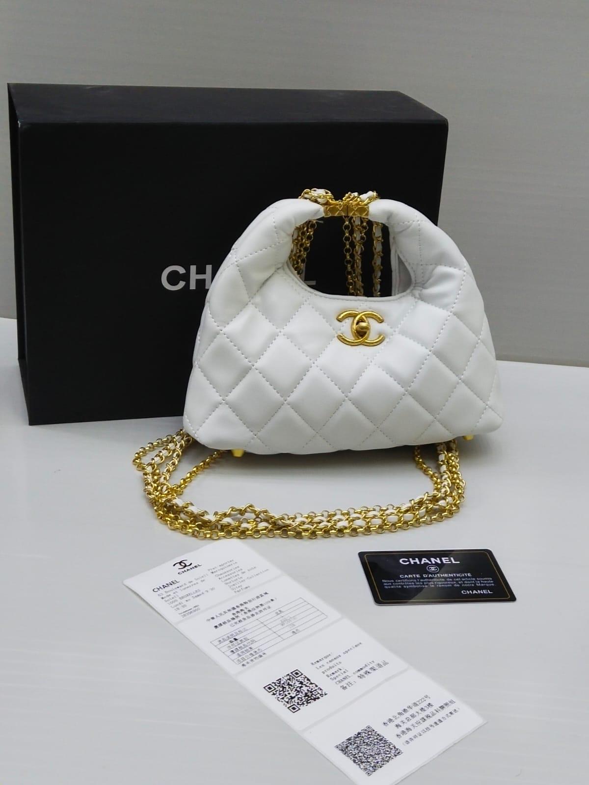 CHANEL Sheepskin Crossbody Handbag