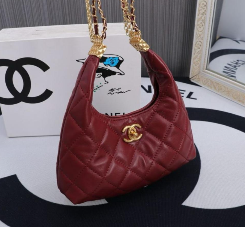 CHANEL Sheepskin Crossbody Handbag