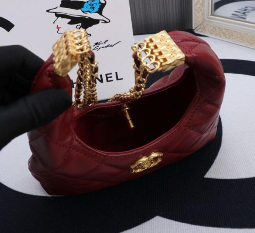 CHANEL Sheepskin Crossbody Handbag