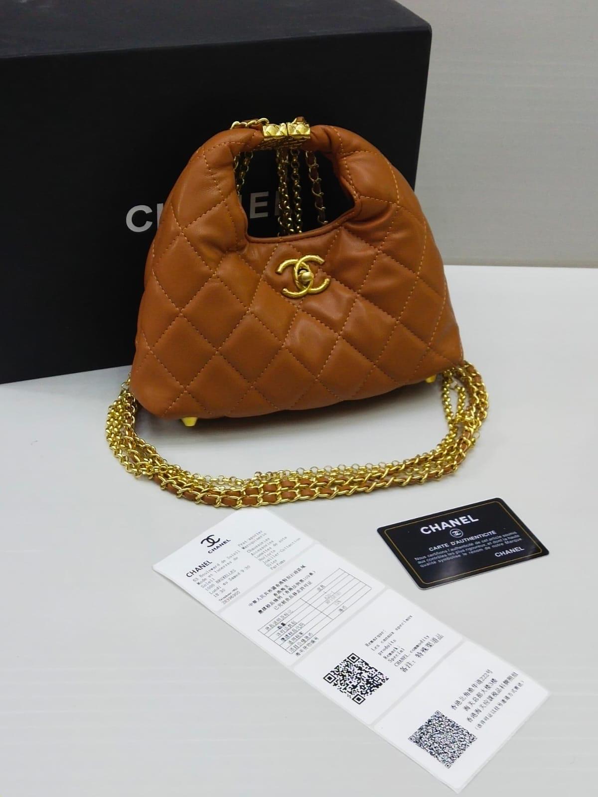 CHANEL Sheepskin Crossbody Handbag