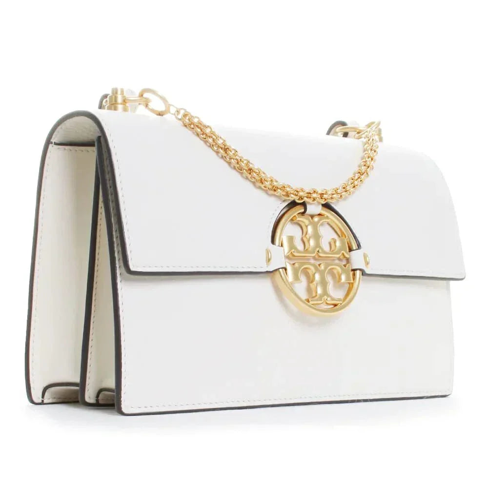 Tory Burch Women's Miller Leather Shoulder Bag New Ivory
