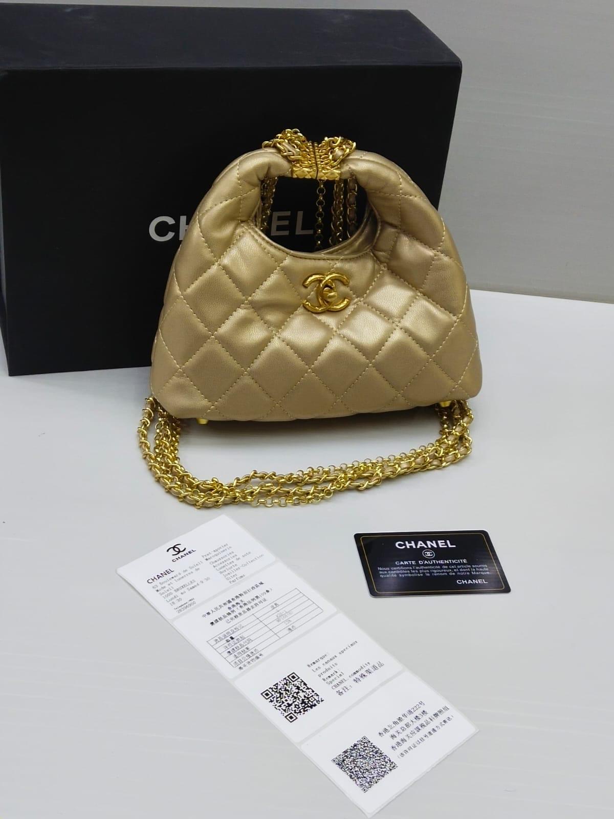CHANEL Sheepskin Crossbody Handbag
