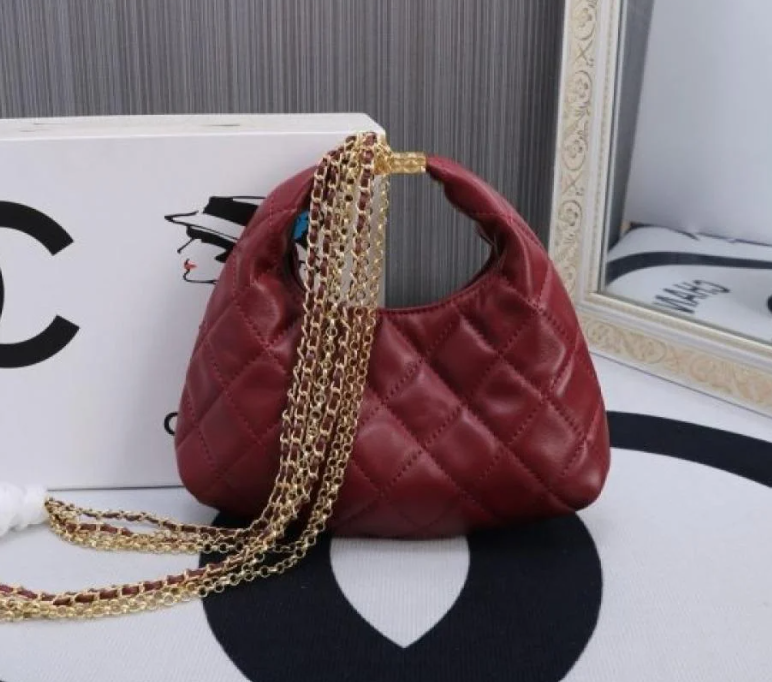 CHANEL Sheepskin Crossbody Handbag