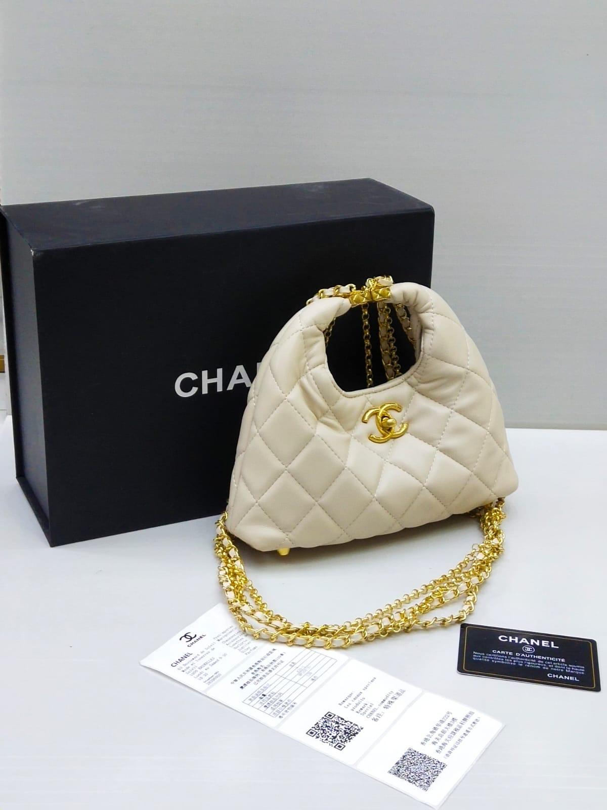 CHANEL Sheepskin Crossbody Handbag