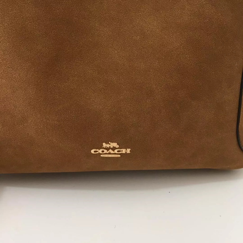 COACH Hadley Tote Bag Suede
