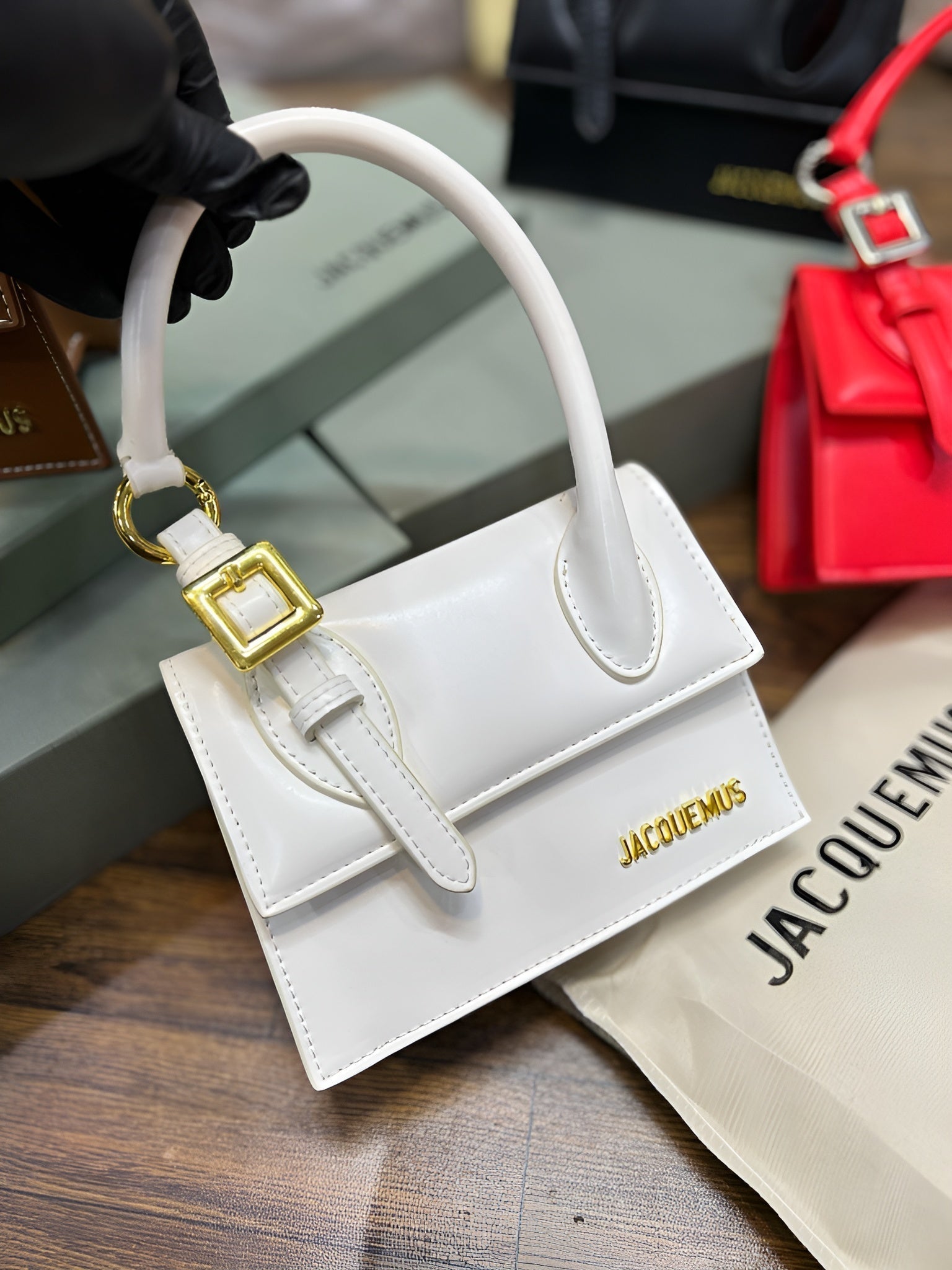 Jacquemus The Medium Chiquito Bag with Buckle