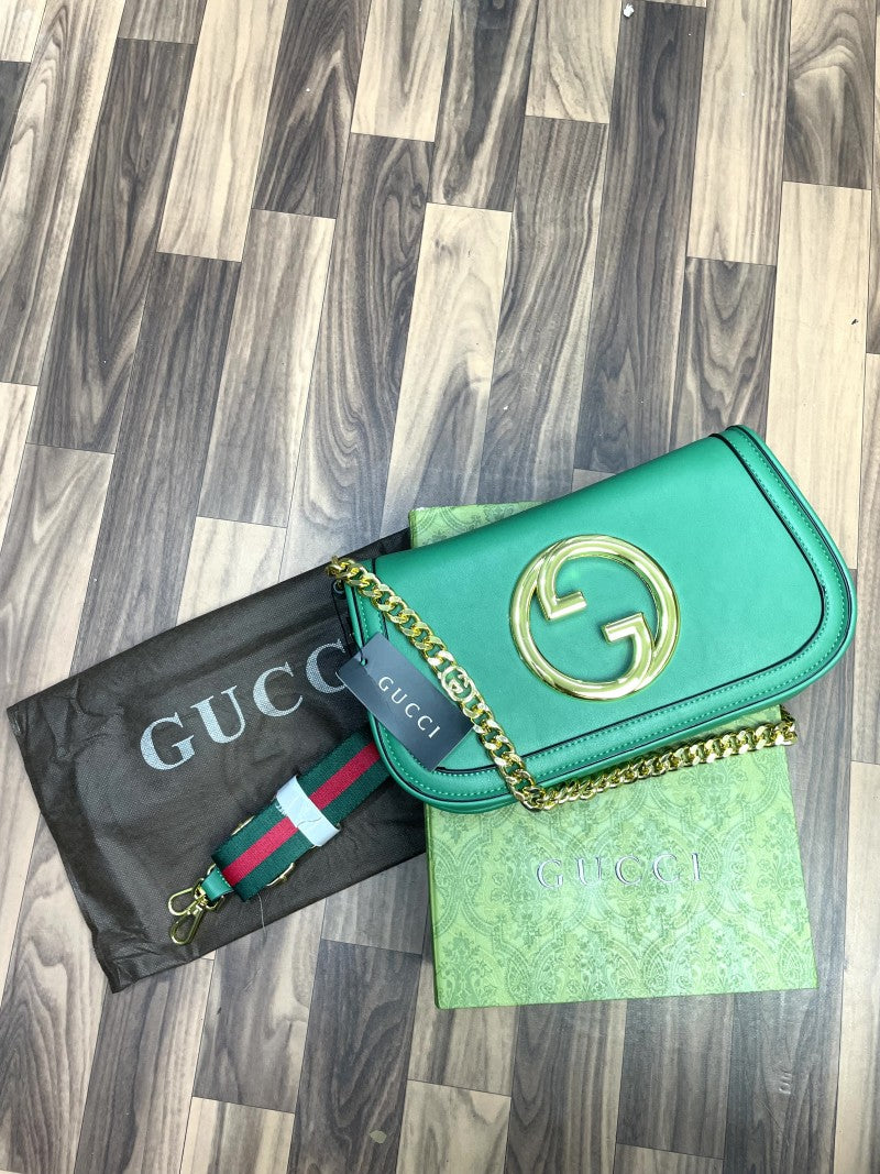Gucc_I Blondie hand bag With folding box 282