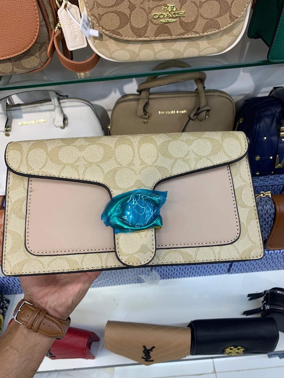 Coach Canvas Tabby  Bag