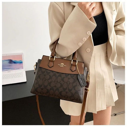 Coach Mini Darcie Carryall in Signature Canvas