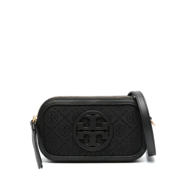 Tory Burch Women's Mini Miller Crossbody Black Bag – Chic Luxury Crossbody Bag for Women.
